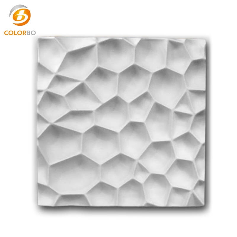 Matériau de plafond acoustique intérieur en fibre de polyester ignifuge