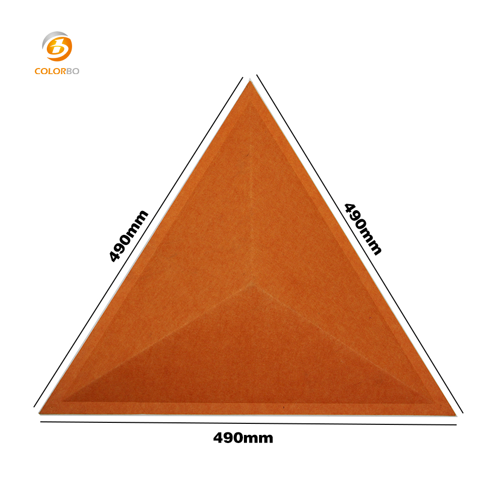 Panneau acoustique 3D en fibre de polyester antibruit