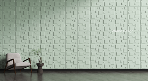 PET-B-042Y Panneaux muraux décoratifs en fibre de polyester 3D