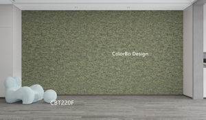 CBT220F Noise Cancelling Insonorisation Material Polyester Acoustic Panels Plain PET Acoustic