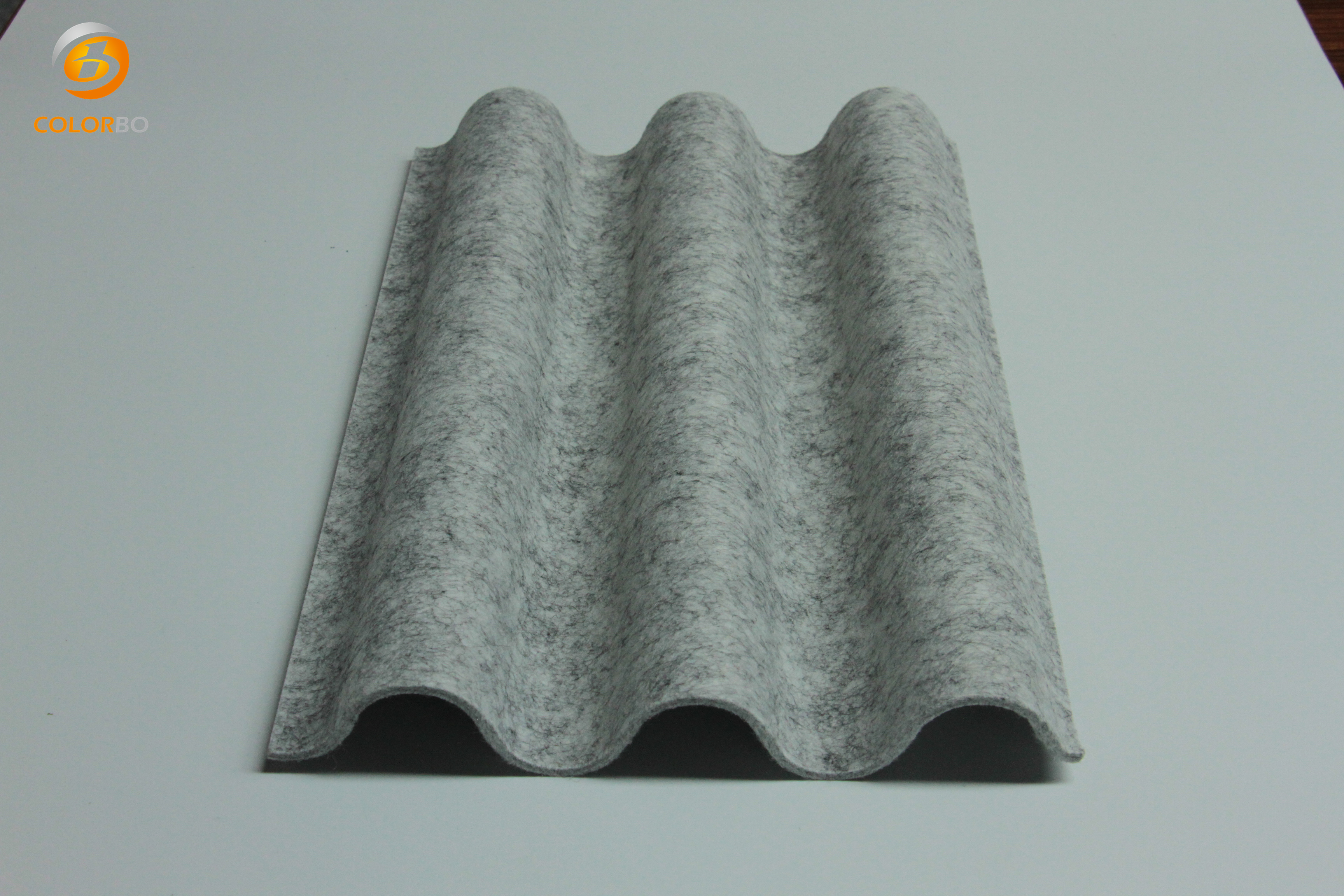 Panneaux d'absorption insonorisés en fibre de polyester 3D ignifuges intérieurs PET-CH-05P