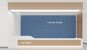 CBT209F Panneau d'absorption acoustique acoustique en fibre de polyester PET haute densité pour la décoration de bureau