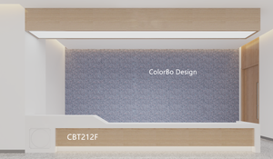 CBT212F Panneau Acoustique 100% Fibre de Polyester Lambris Mur Intérieur Panneau PET